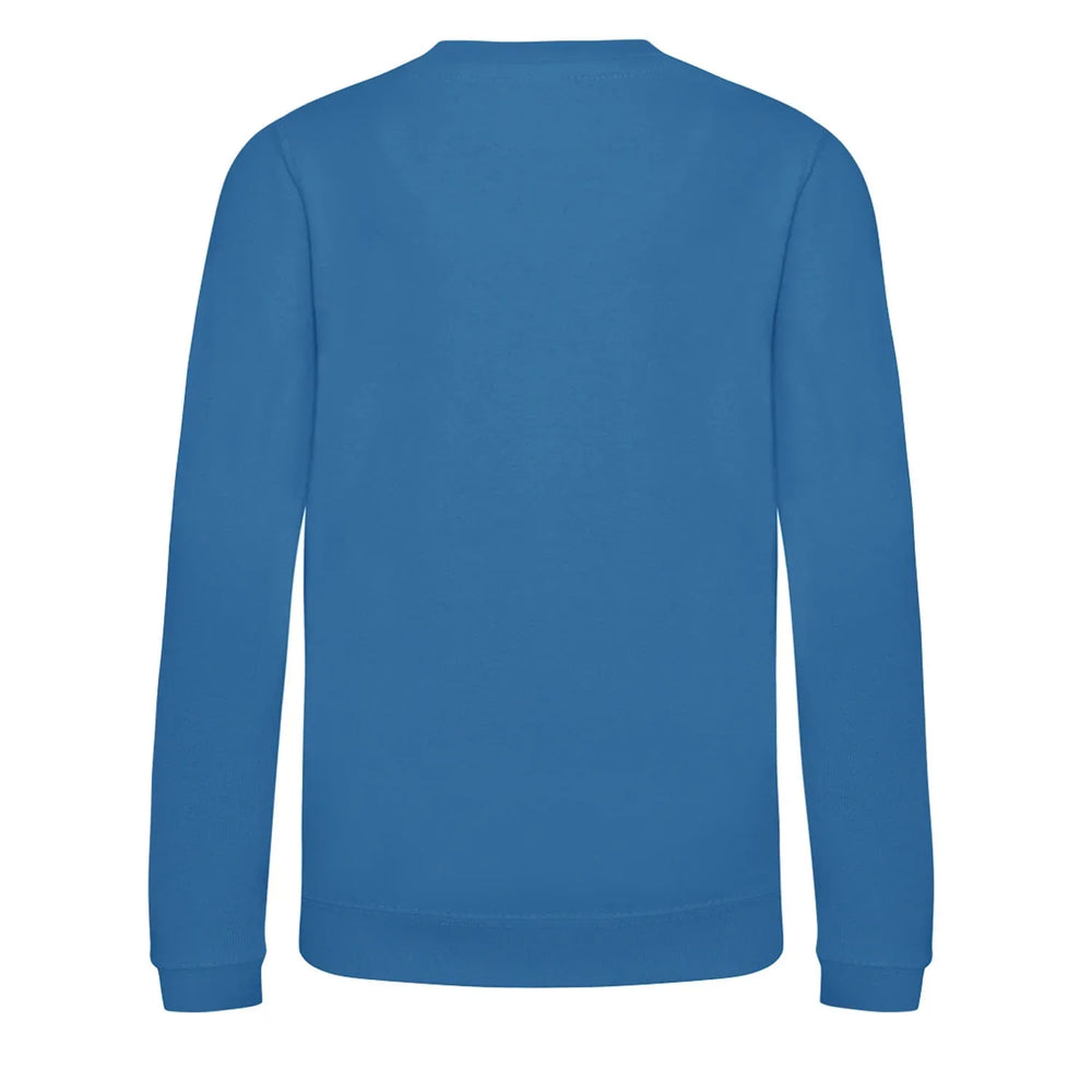 Essentials Collection hoodie – blue kids' hoodie with white Essentials Collection letters and Players Couture logo on the