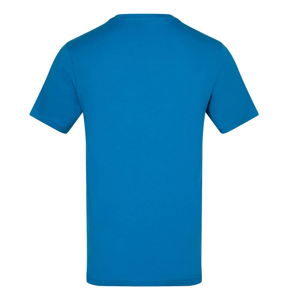 Essentials Collection t-shirt – blue men's t-shirt with white Essentials Collection letters and Players Couture logo on the