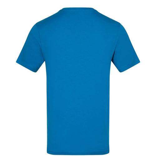 Essentials Collection t-shirt – blue men's t-shirt with white Essentials Collection letters and Players Couture logo on the
