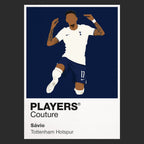 Sávio Tottenham Hotspur black Icon Frame artwork detail