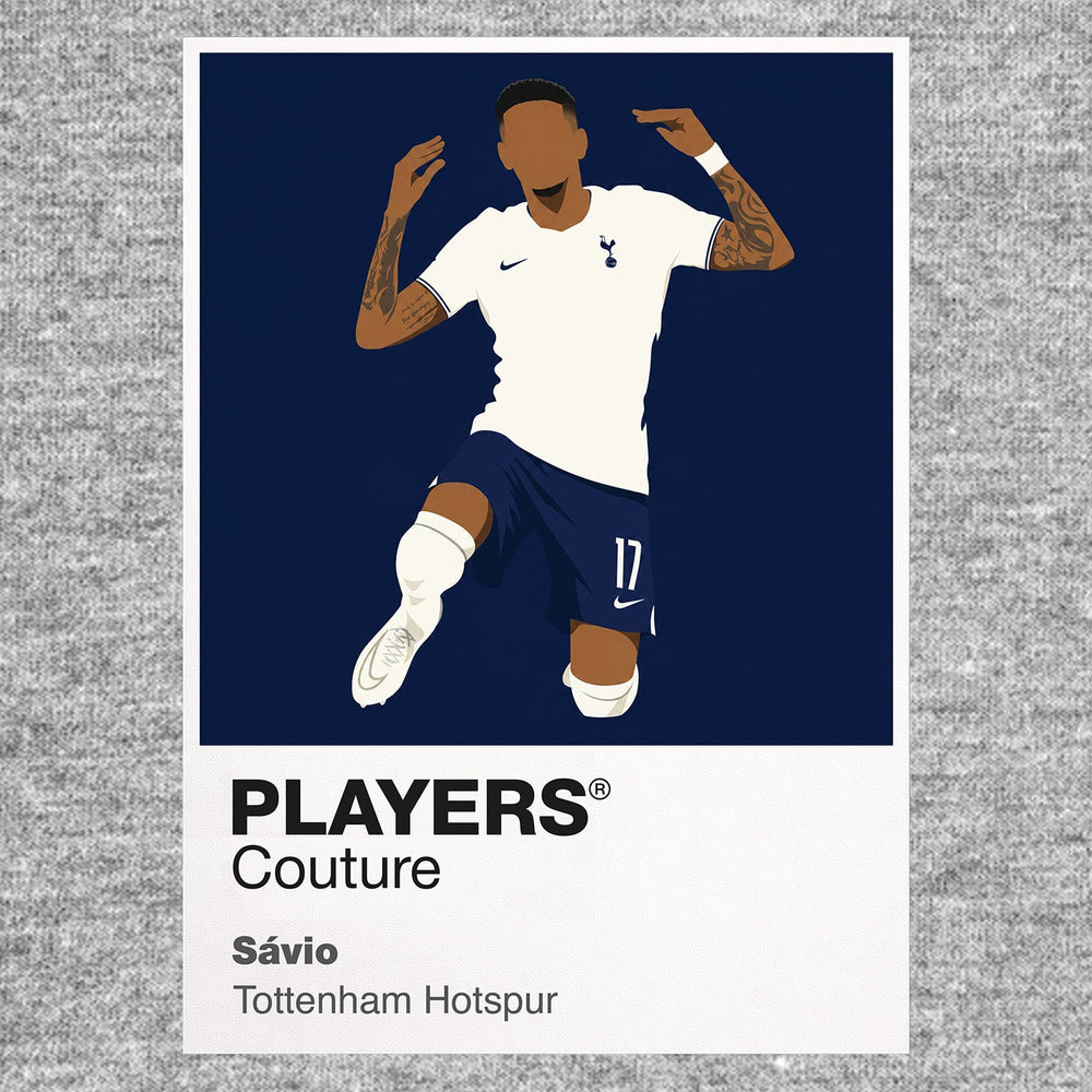 Sávio Tottenham Hotspur grey Icon Frame artwork detail