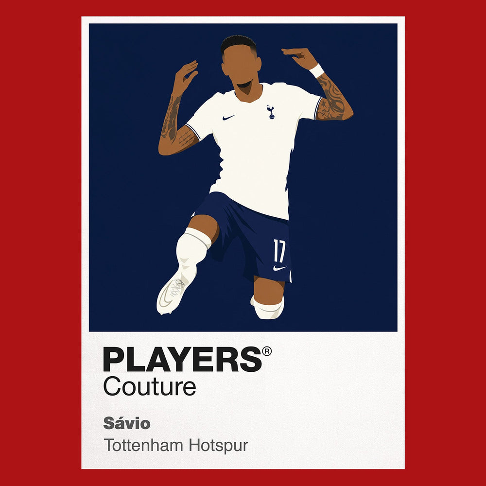 Sávio Tottenham Hotspur red Icon Frame artwork detail