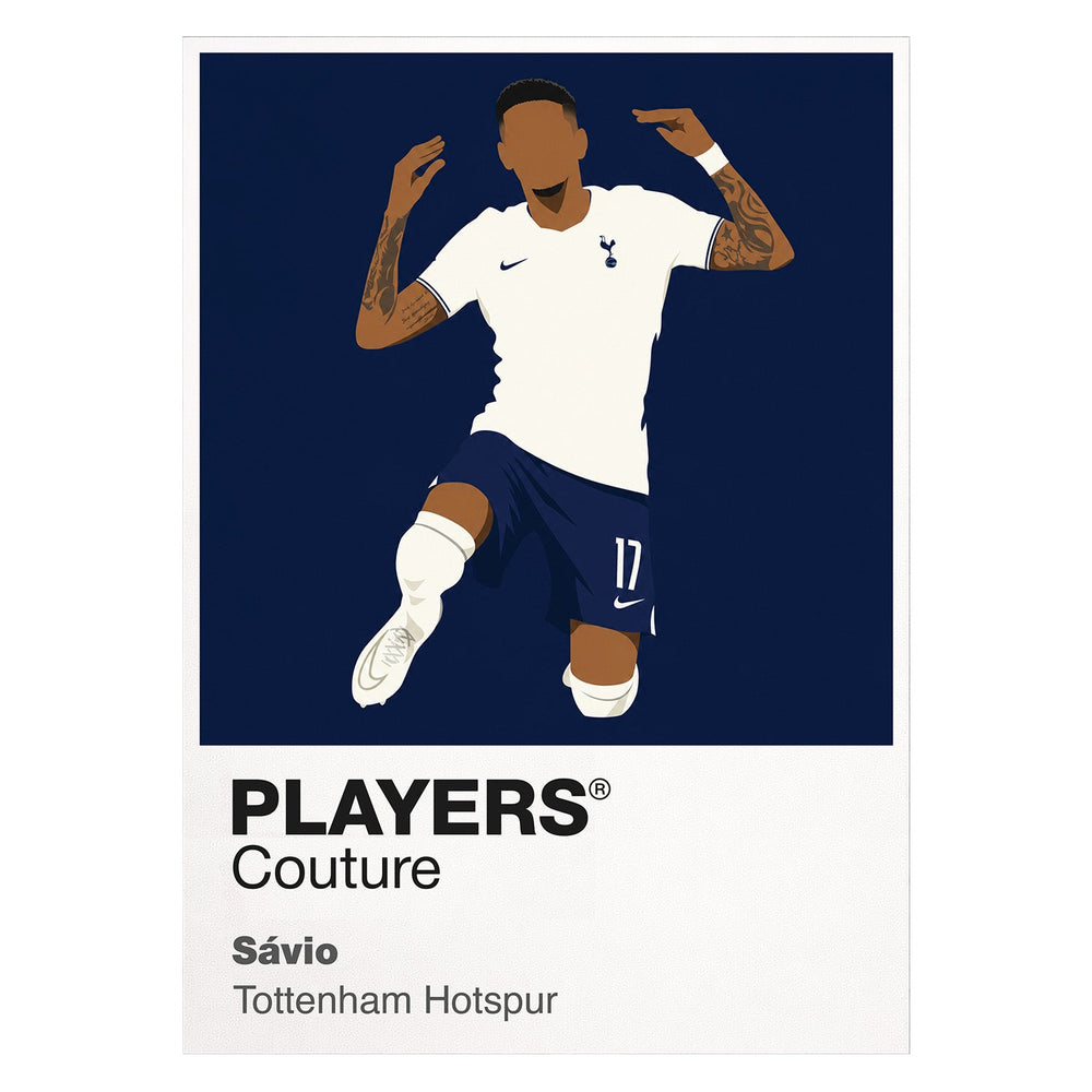 Sávio Tottenham Hotspur white Icon Frame artwork detail