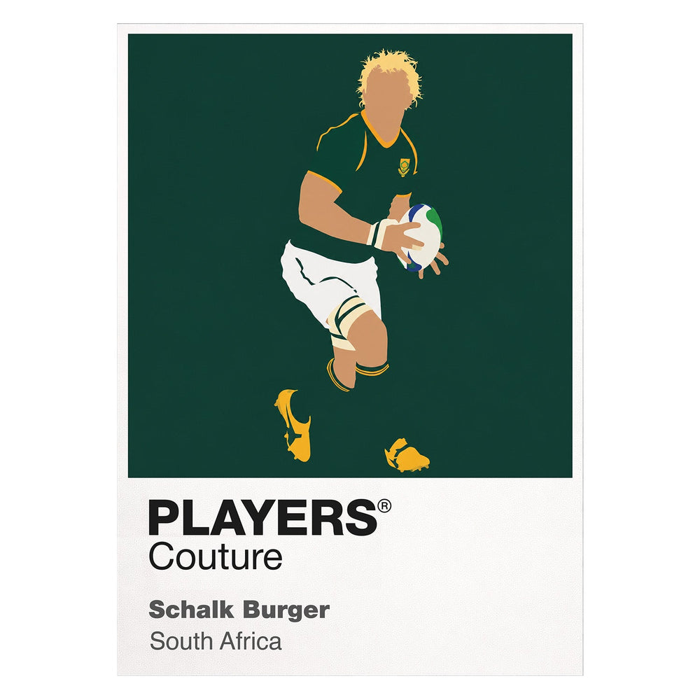 Schalk Burger Rugby Union Icon Frame Men's Hoodie – image 8