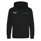 Schmeichel hoodie – black kids' hoodie featuring the Schmeichel Players Couture logo
