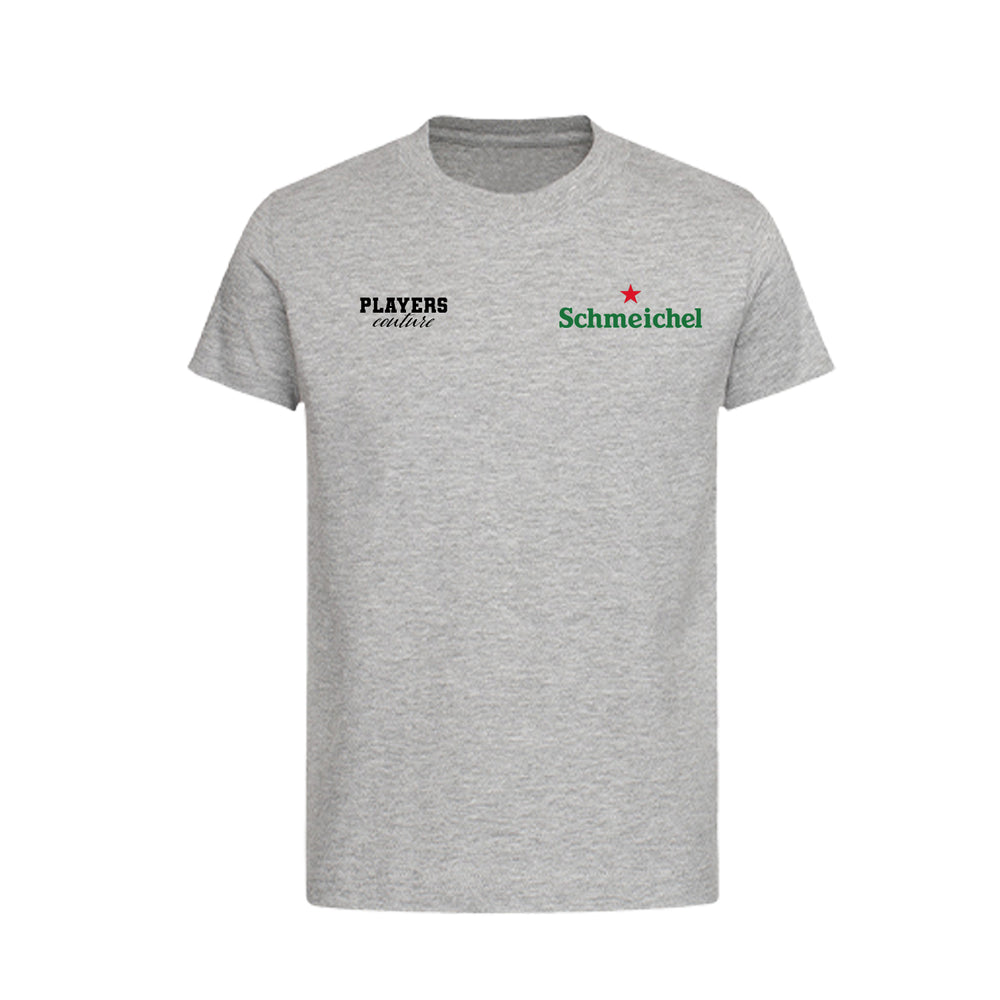 Schmeichel Logo Players Couture Kids T-Shirt Gray