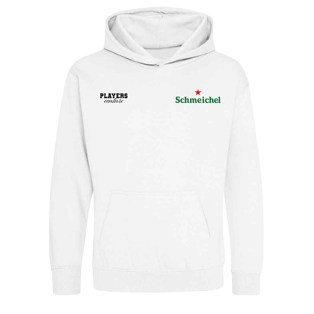 Schmeichel Logo Players Couture Kids Hoodie White