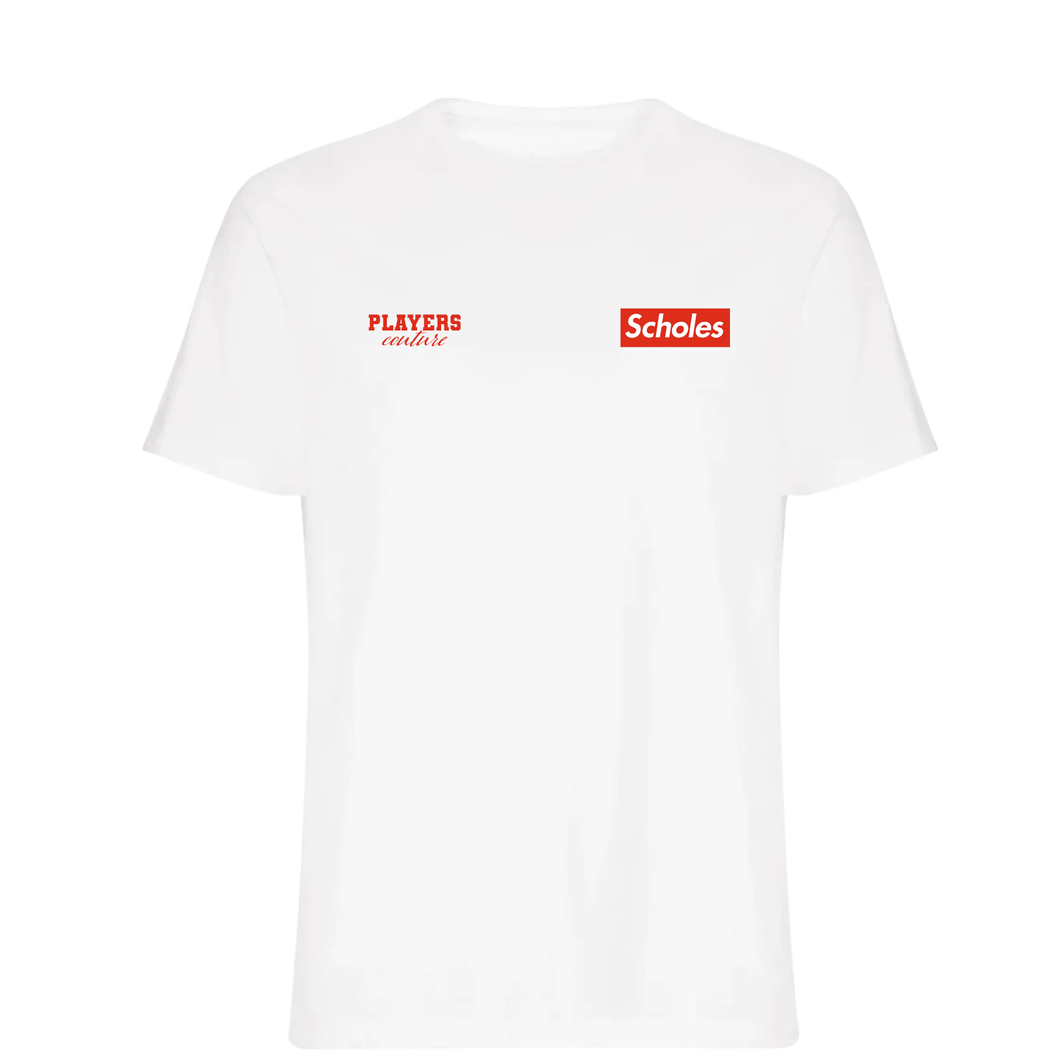 Paul Scholes Red Logo Players Couture Mens T-Shirt