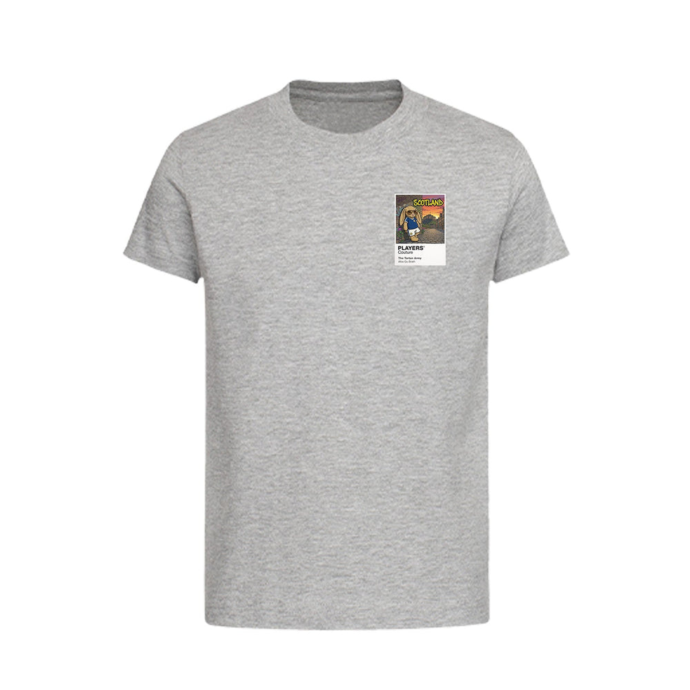 Scotland Football Cool Bunny Kids T-Shirt – Scotland football cool bunny kids t-shirt in Gray – Players Couture
