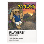 Scotland Football Cool Bunny Kids Hoodie – Scotland football cool bunny framed artwork detail – Players Couture