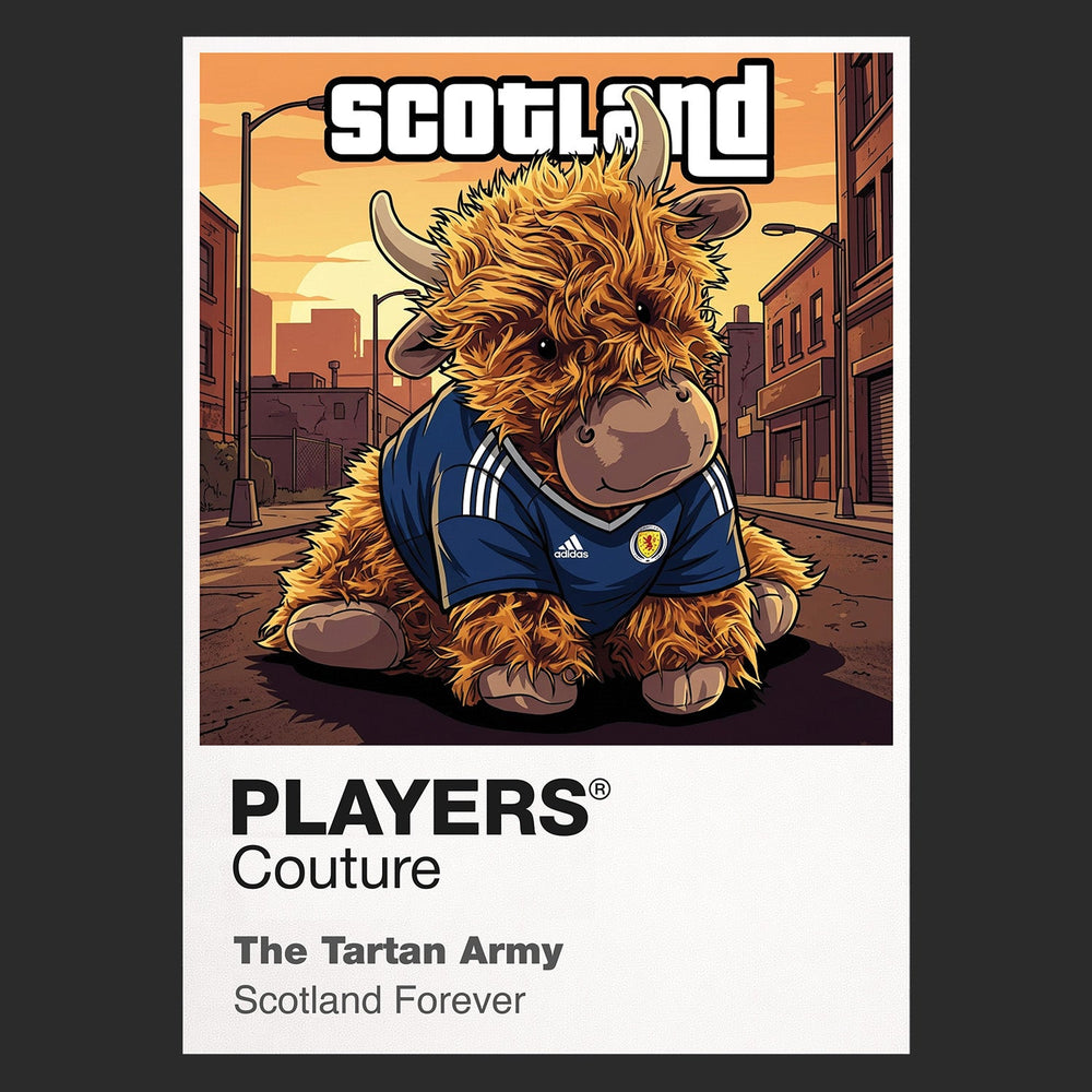 Scotland Cow Players Couture Frame Black