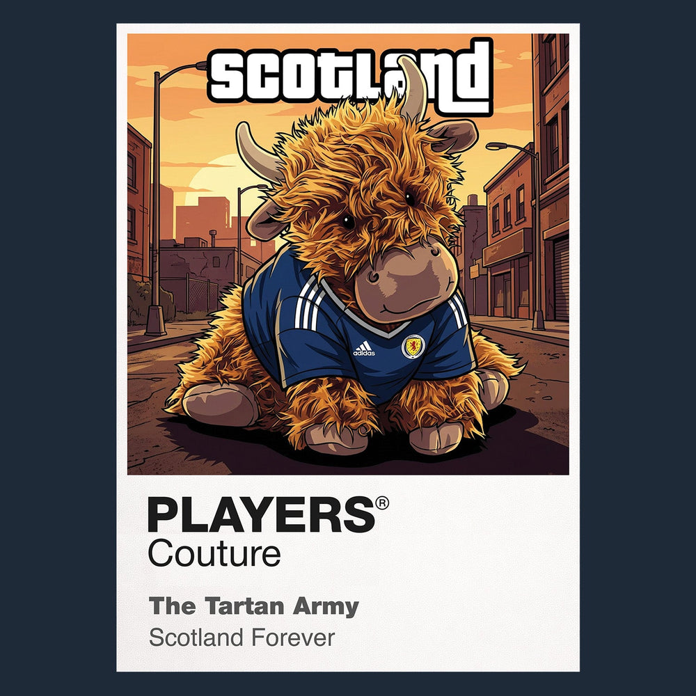Scotland Cow Players Couture Frame Navy