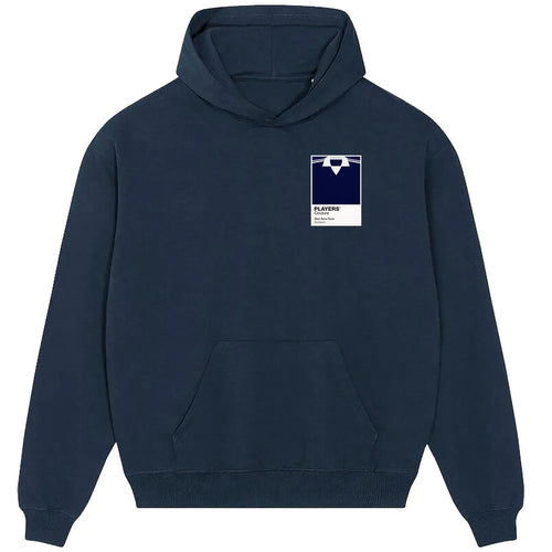 Scotland hoodie – navy men's hoodie featuring the Scotland Players Couture logo