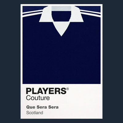Scotland Classic Football Shirt Colours Frame - Icon Design