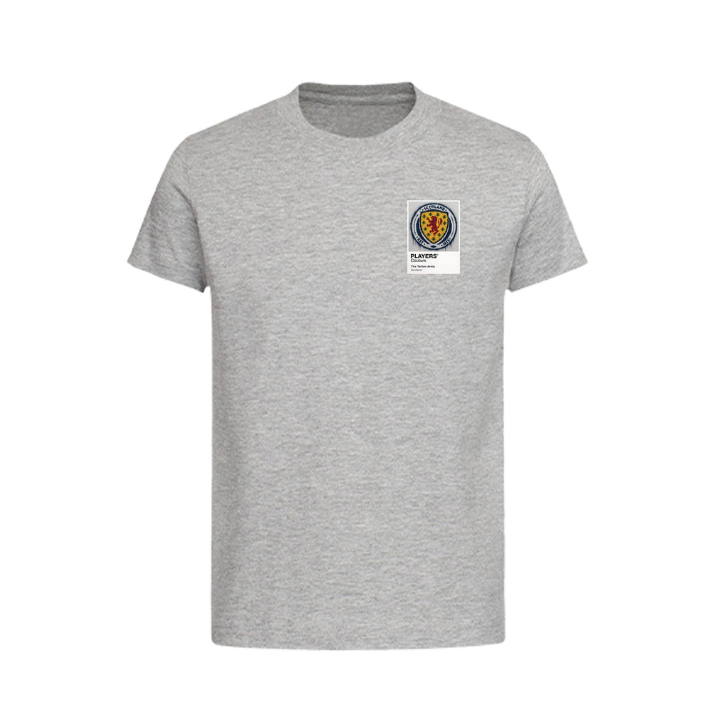 Scotland Logo Graffiti Frame Kids T-Shirt - scotland graffiti frame kids grey tshirt