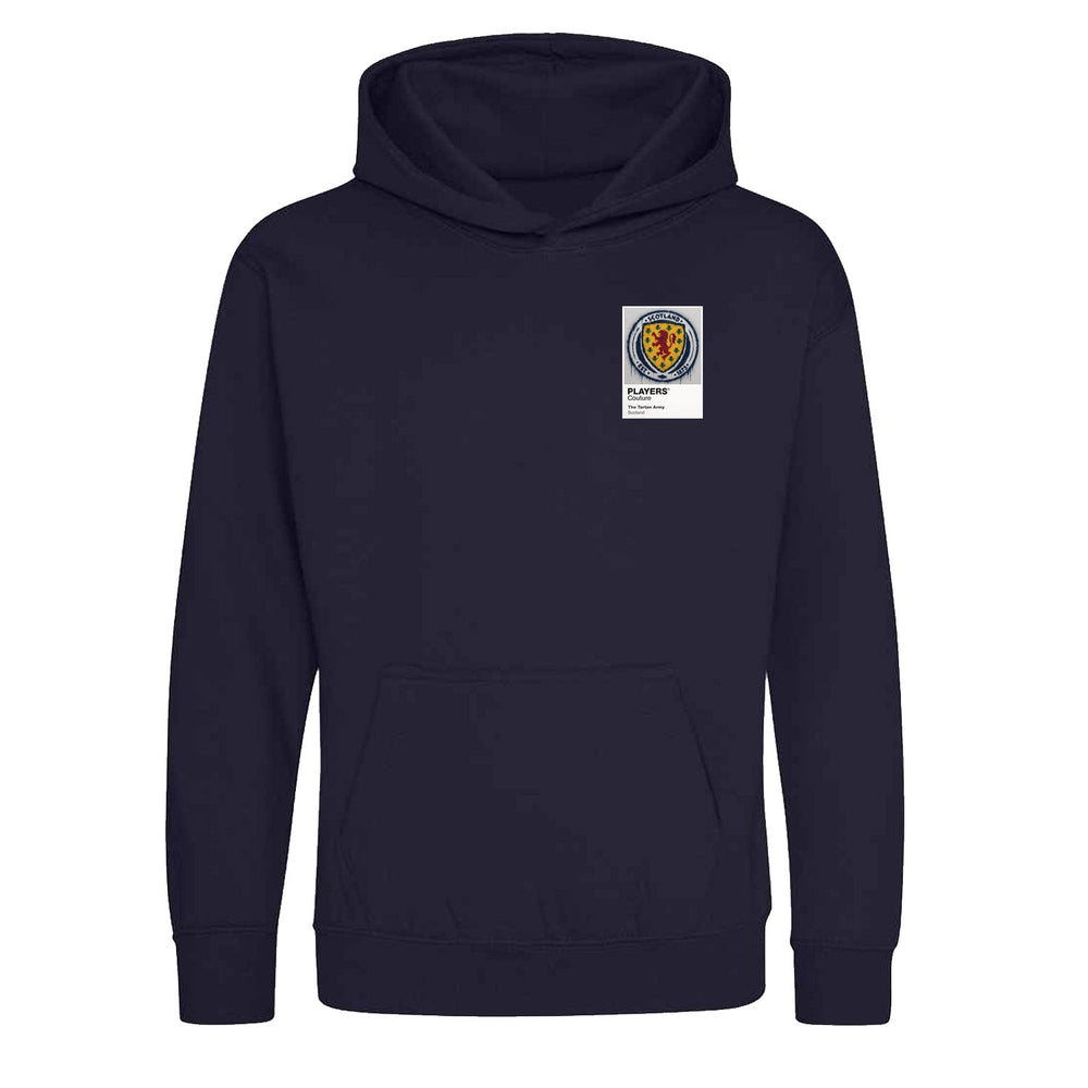Scotland Graffiti Frame Kids Hoodie - scotland graffiti frame kids navy hoodie