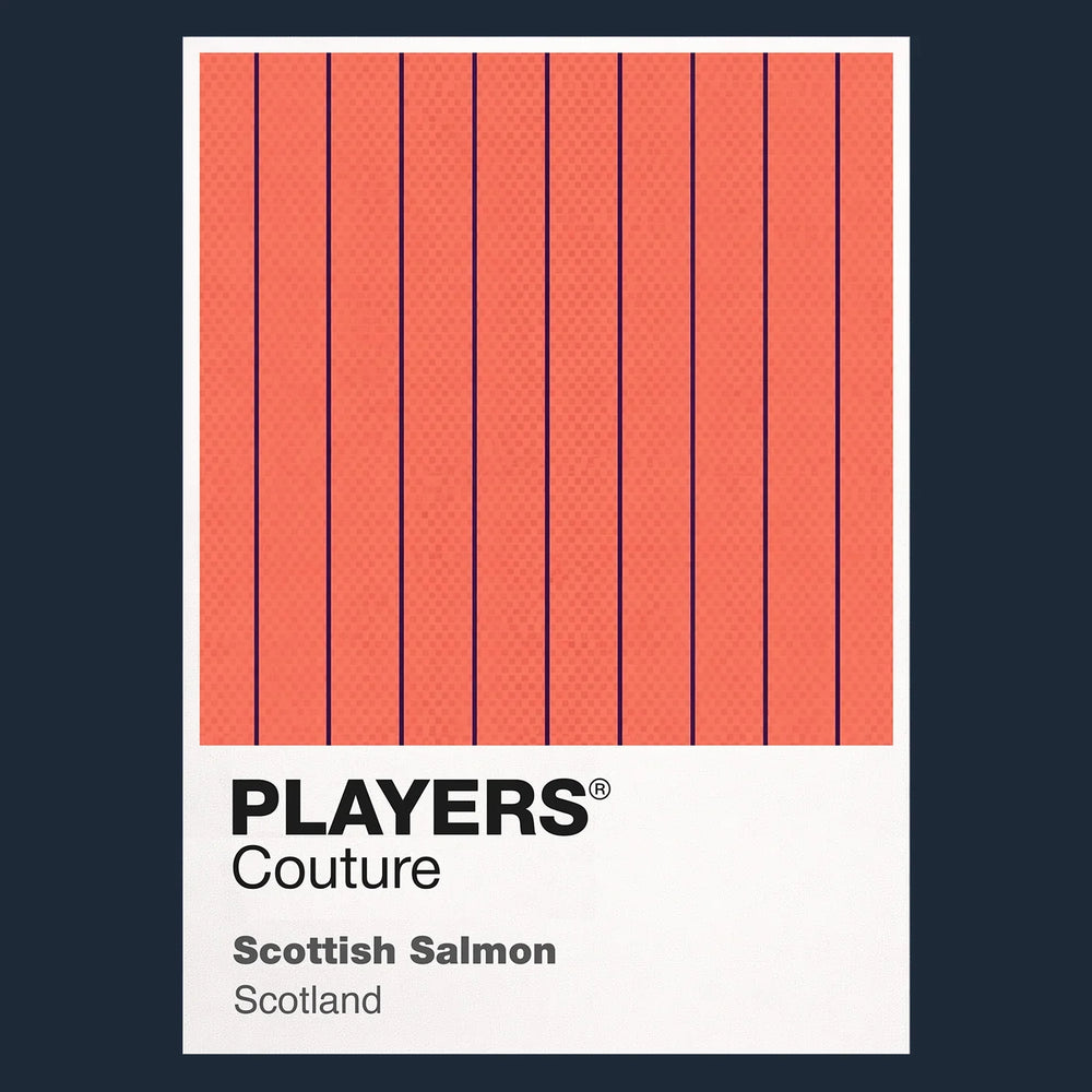 Scotland Salmon Classic Football Shirt Colours Frame Men's Hoodie