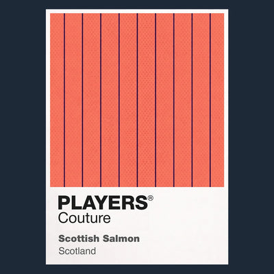Scotland Salmon Classic Football Shirt Colours Frame Men's Hoodie