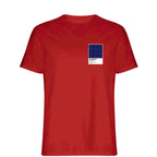 Scotland Tartan t-shirt – red men's t-shirt featuring the Scotland Tartan Players Couture logo