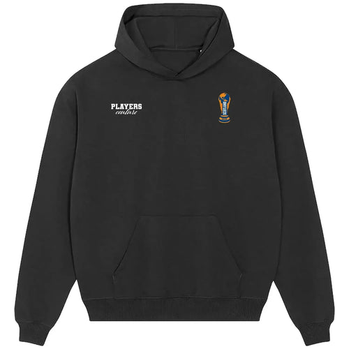 Scotland World Cup hoodie – black men's hoodie featuring the Scotland World Cup Players Couture logo
