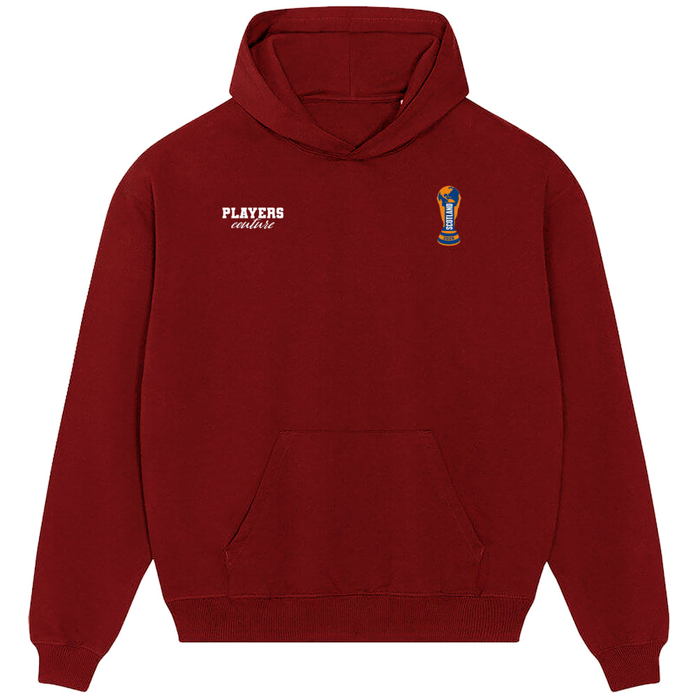 Scotland World Cup Logo Players Couture Men's Casual Hoodie Red