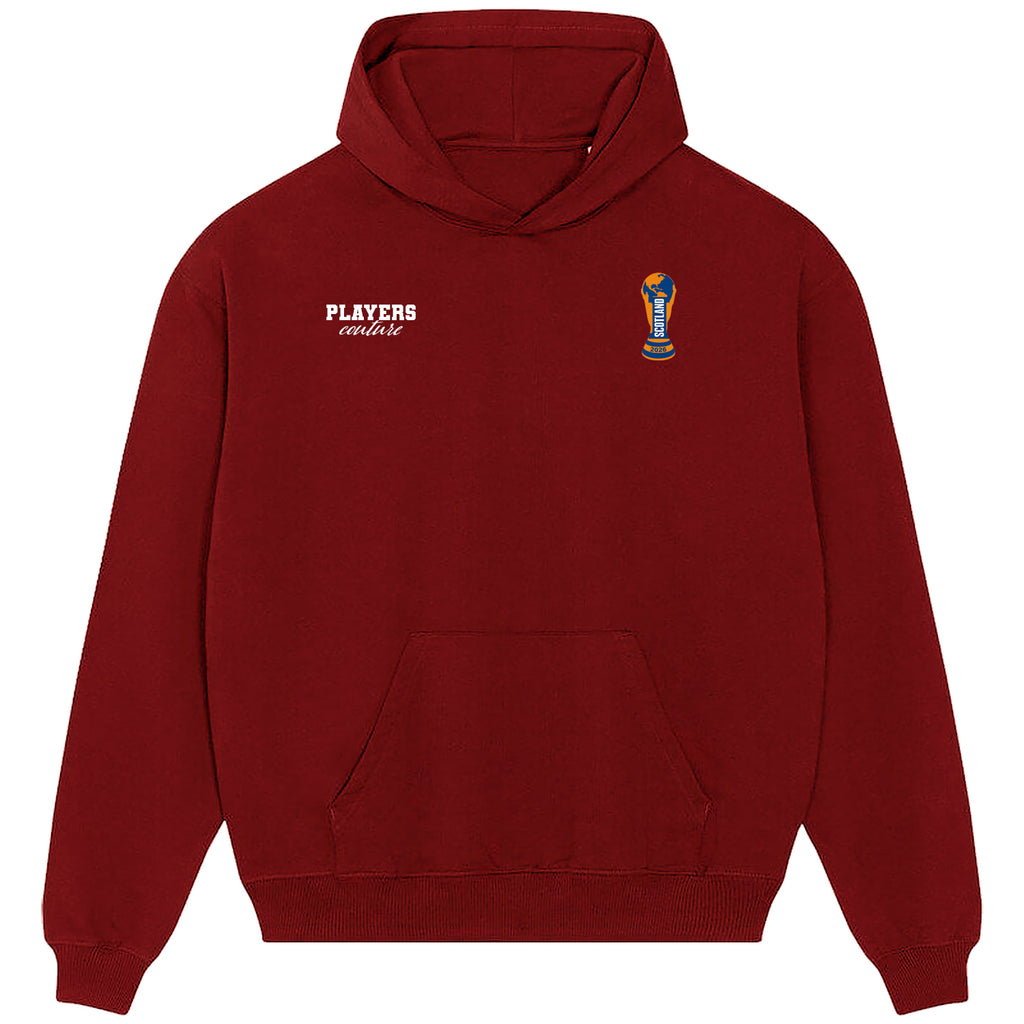 Scotland World Cup Logo Players Couture Men's Casual Hoodie Red