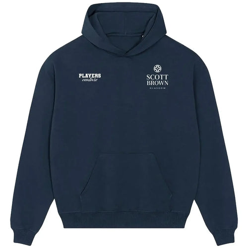 Scott Brown hoodie – brown men's hoodie featuring the Scott Brown Players Couture logo