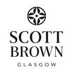 Scott Brown Logo Men's Hoodie – brown close-up detail shot of the Scott Brown Players Couture logo design