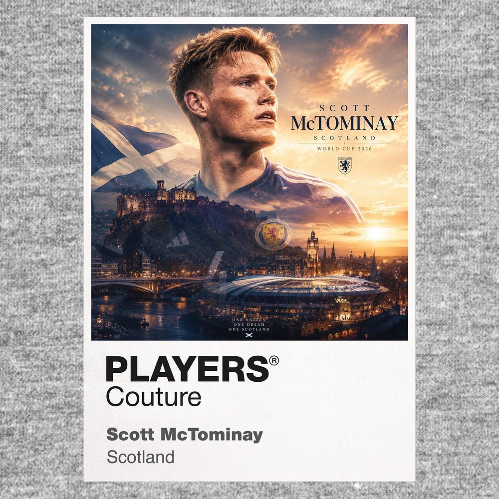 Scott McTominay Scotland Atlas Frame artwork by Players Couture
