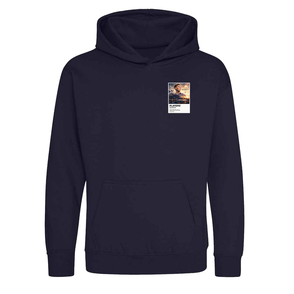 Scott McTominay Scotland Atlas Frame White kids hoodie by Players Couture