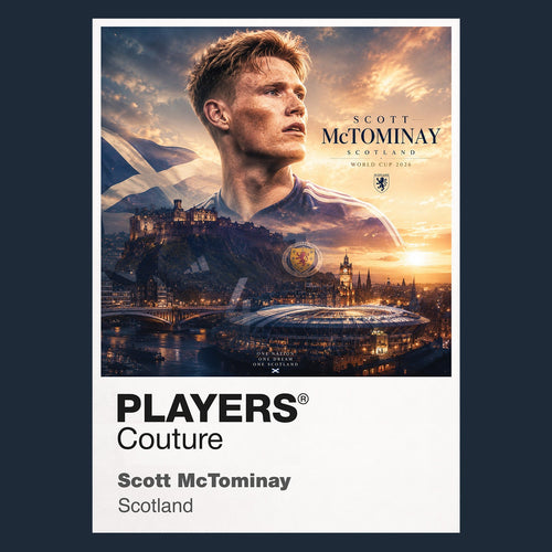 Scott McTominay Scotland Atlas Frame artwork by Players Couture