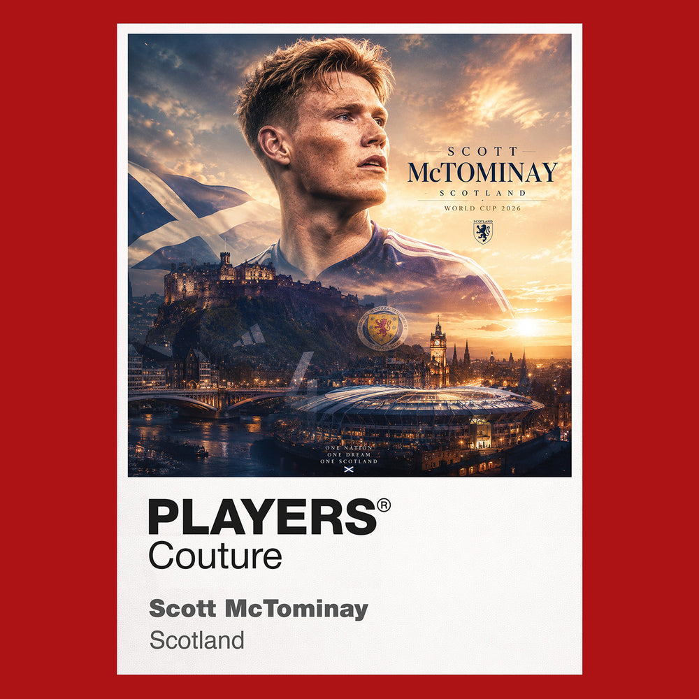 Scott McTominay Scotland Atlas Frame artwork by Players Couture