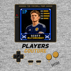 Scott McTominay 1P 8-Bit t-shirt retro gaming design by Players Couture