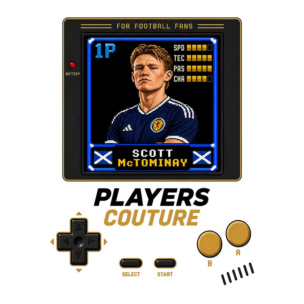 Scott McTominay 1P 8-Bit t-shirt retro gaming design by Players Couture