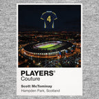 Scott McTominay Scotland Icons in Lights Frame artwork in grey