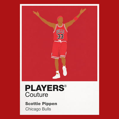 Scottie Pippen Bulls Basketball Icon Frame - Icon Design