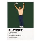 Scottie Scheffler Golf Icon Frame Men's Polo Shirt