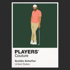 Scottie Scheffler 2 Golf Icon Frame Men's Polo Shirt