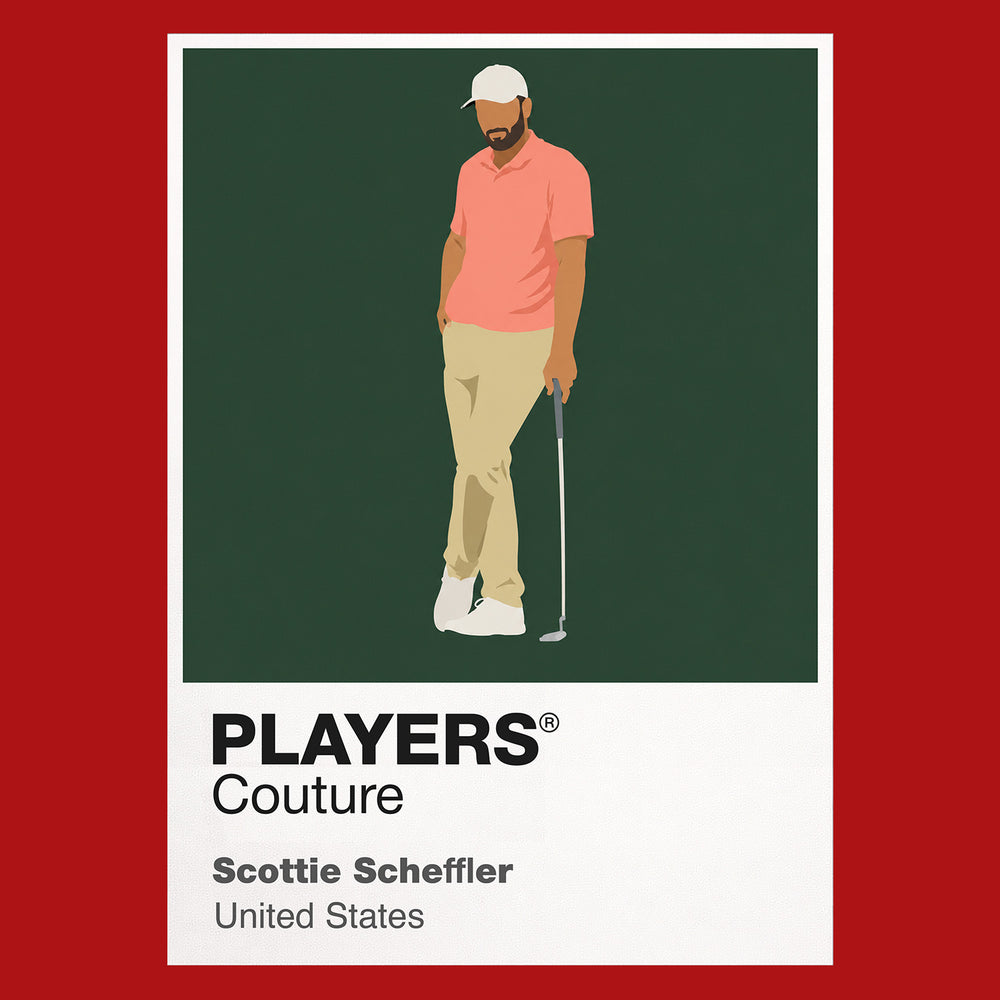 Scottie Scheffler Golf Icon Frame Men's Hoodie