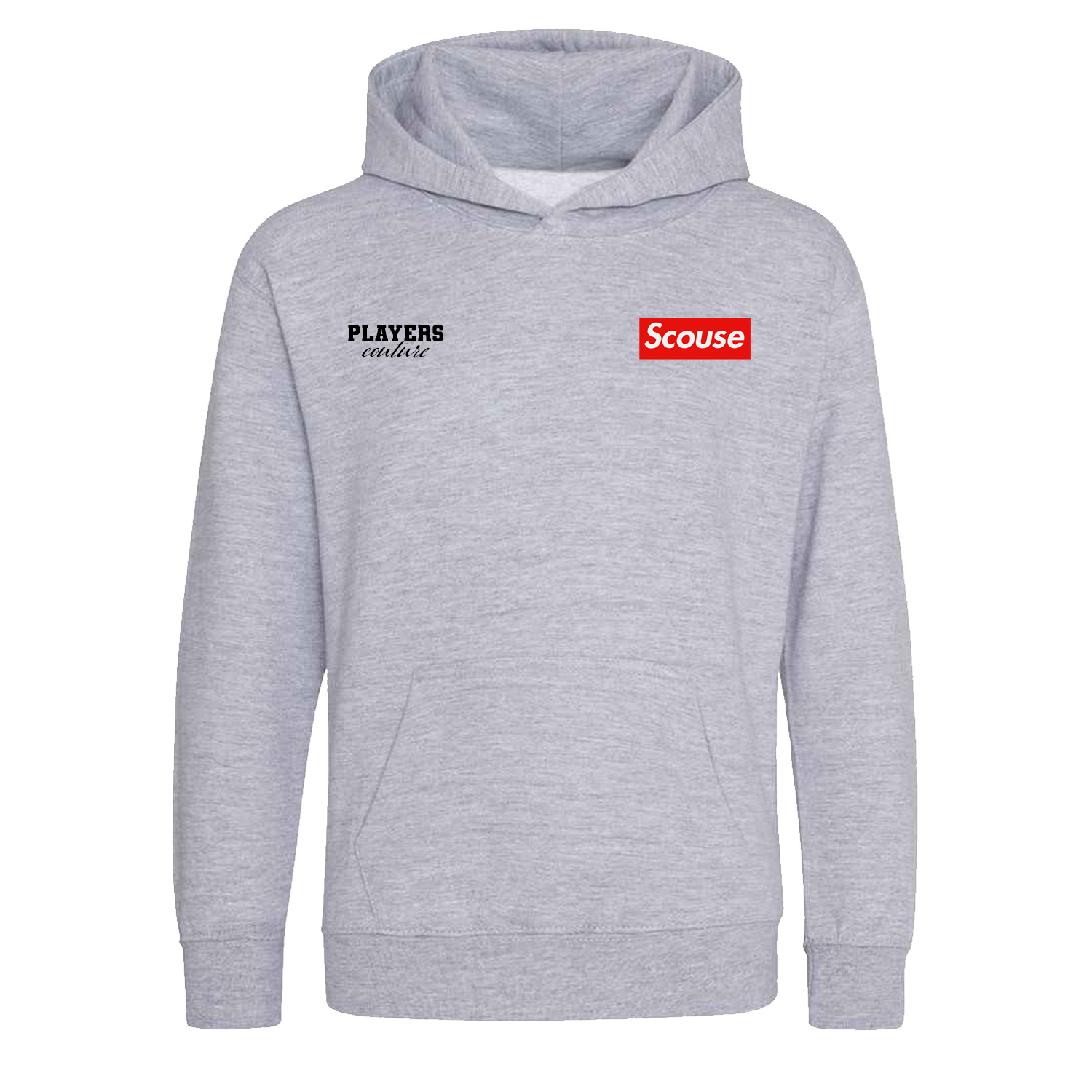Scouse Logo Players Couture Kids Hoodie Gray