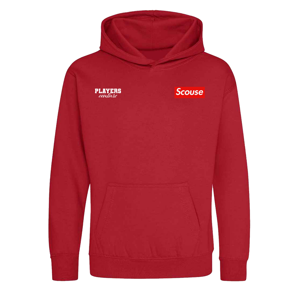 Scouse Logo Players Couture Kids Hoodie Red