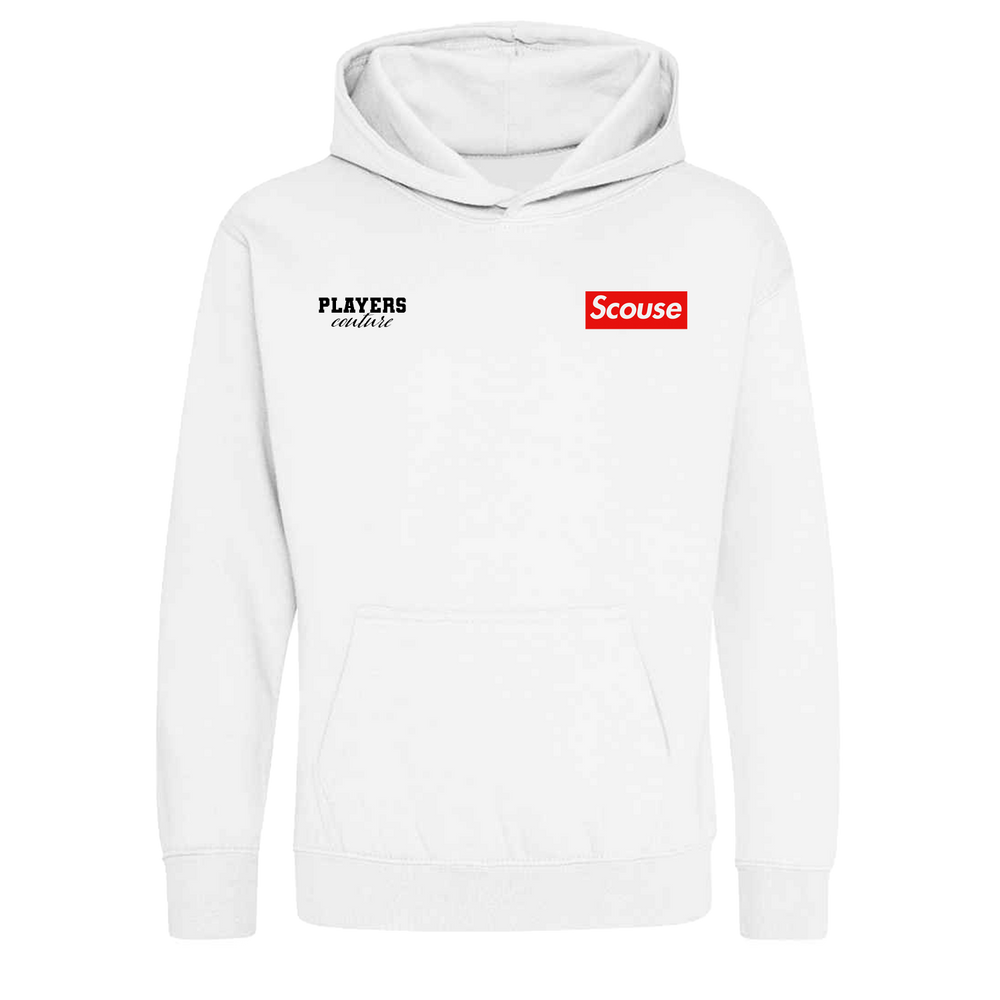 Scouse Logo Players Couture Kids Hoodie White