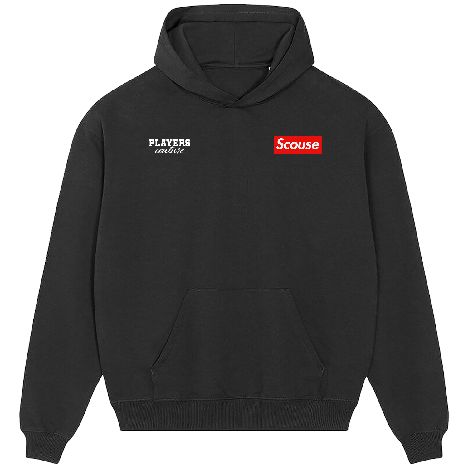 Scouse Logo Players Couture Men's Casual Hoodie Black