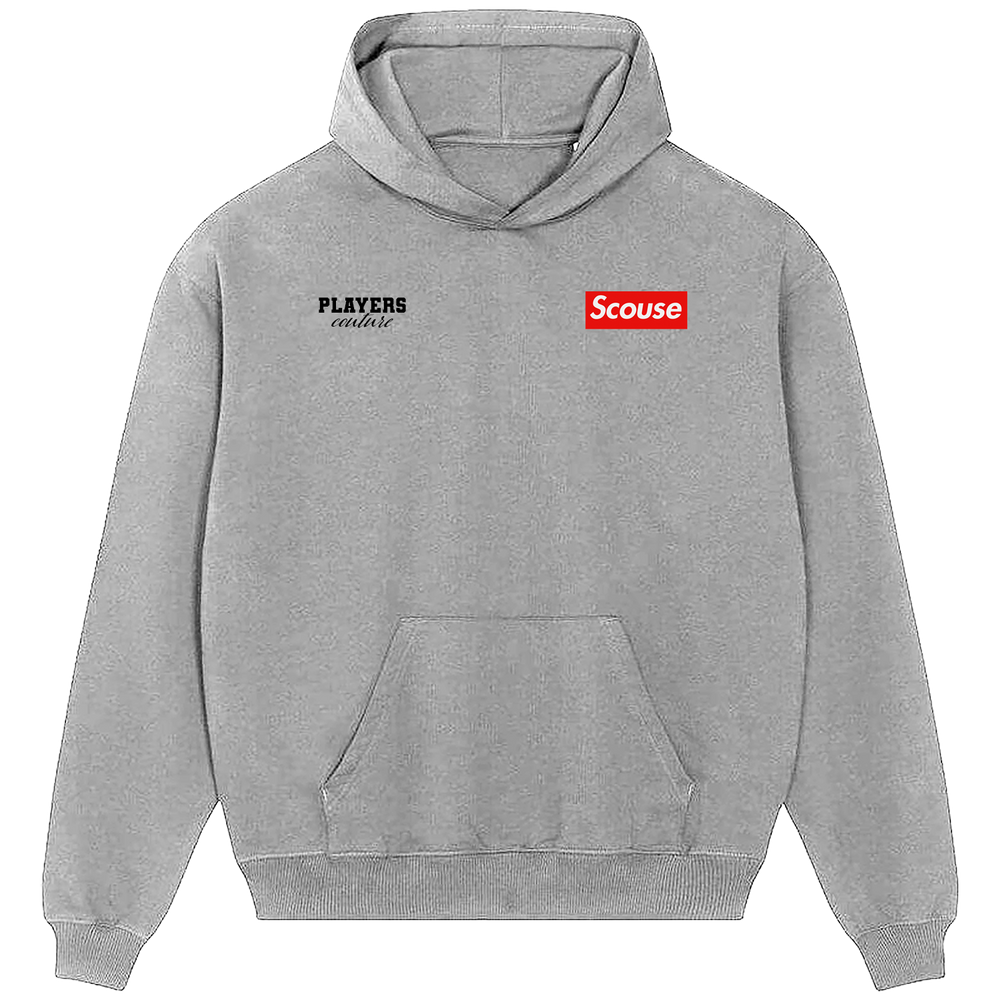 Scouse Logo Players Couture Men's Casual Hoodie Gray