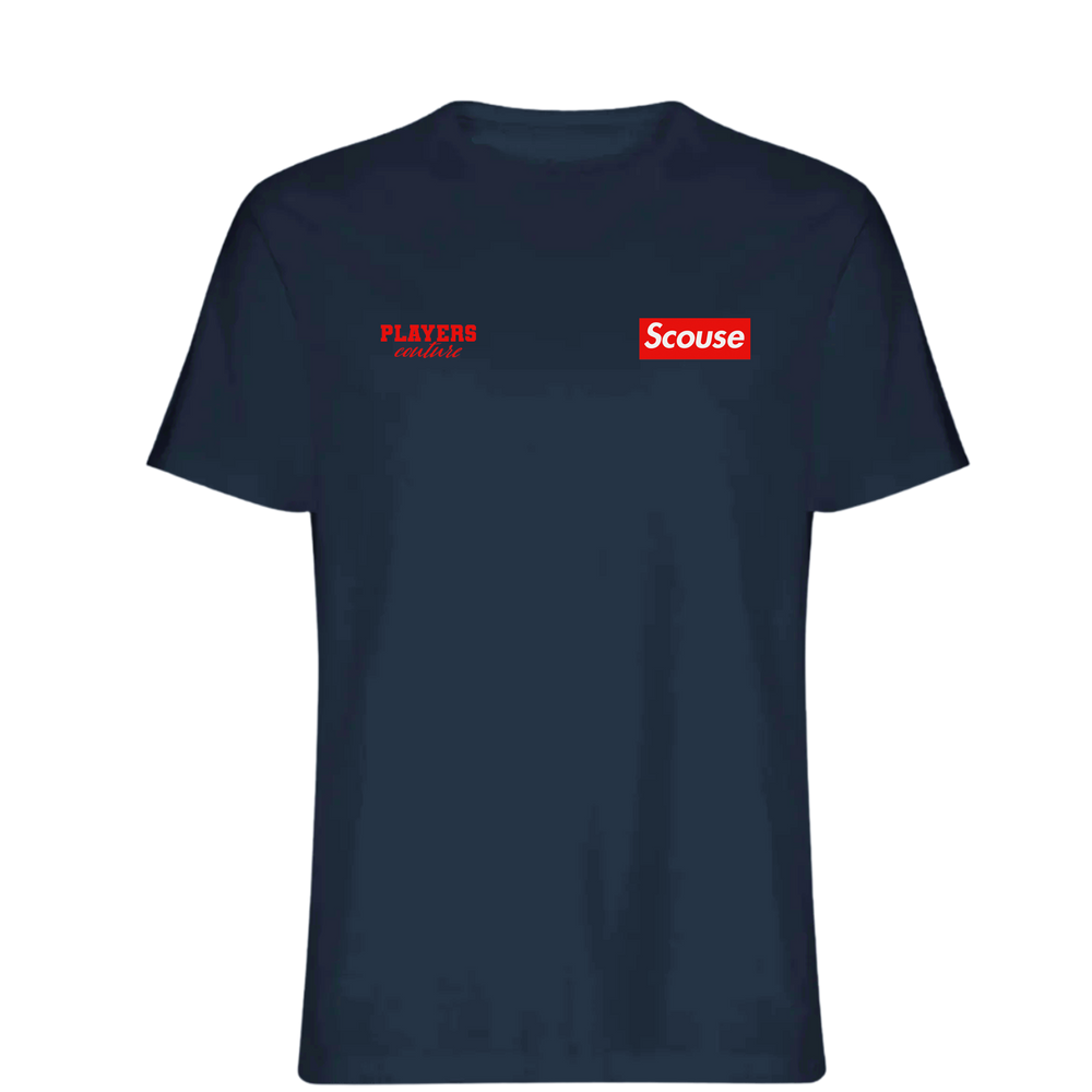 Scouse Logo Players Couture Mens T-Shirt Navy