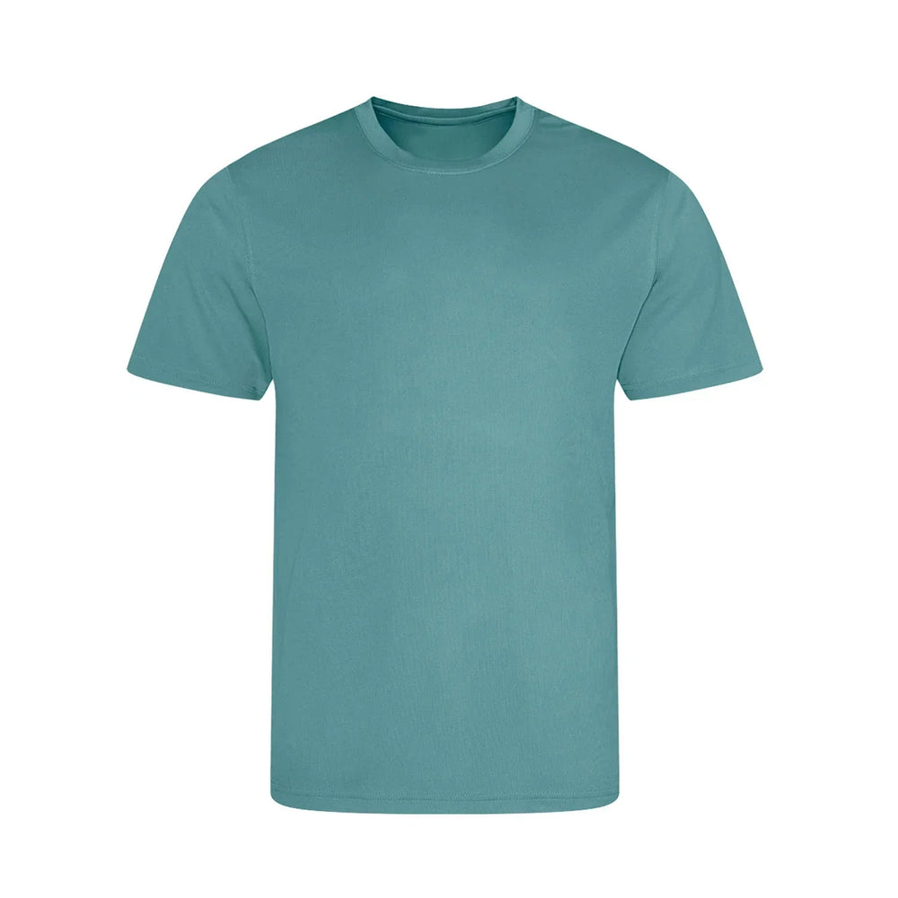 Custom Upload Your Logo Kids Cool Sport T-Shirt – close-up detail shot of the Custom Upload Your Players Couture logo design
