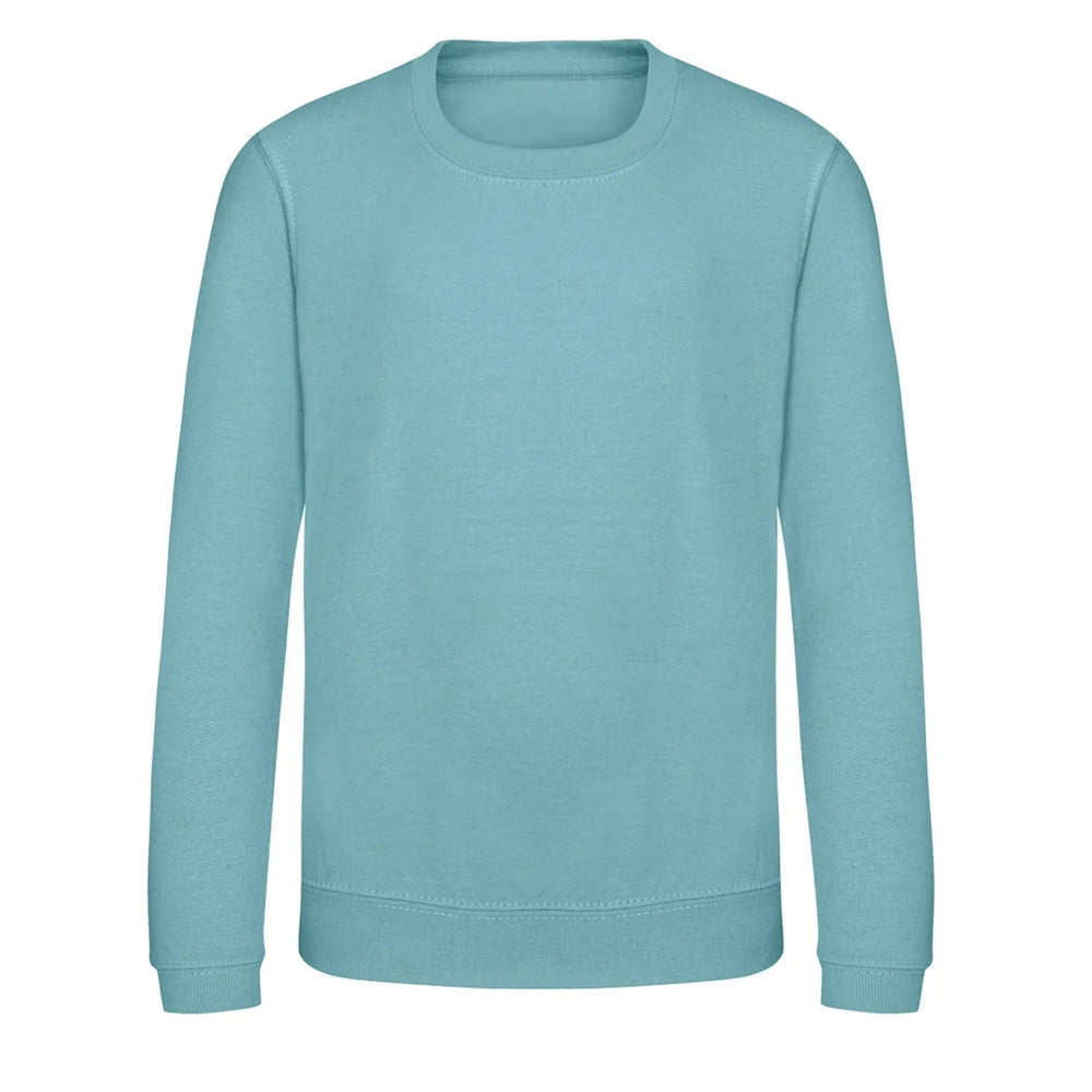 Custom Upload Your Logo Kids Sweatshirt – close-up detail shot of the Custom Upload Your Players Couture logo design