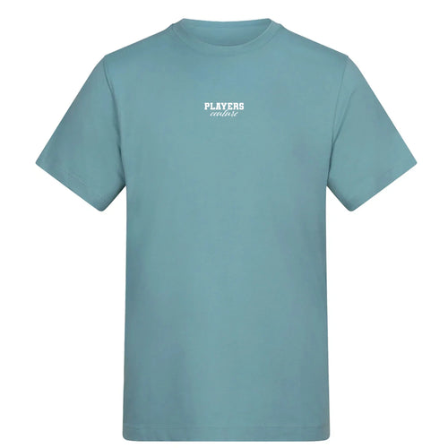 Essentials Collection t-shirt – white men's t-shirt with black Essentials Collection letters and Players Couture logo on the