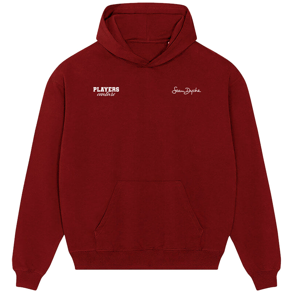 Sean Dyche Logo Players Couture Men's Casual Hoodie Red