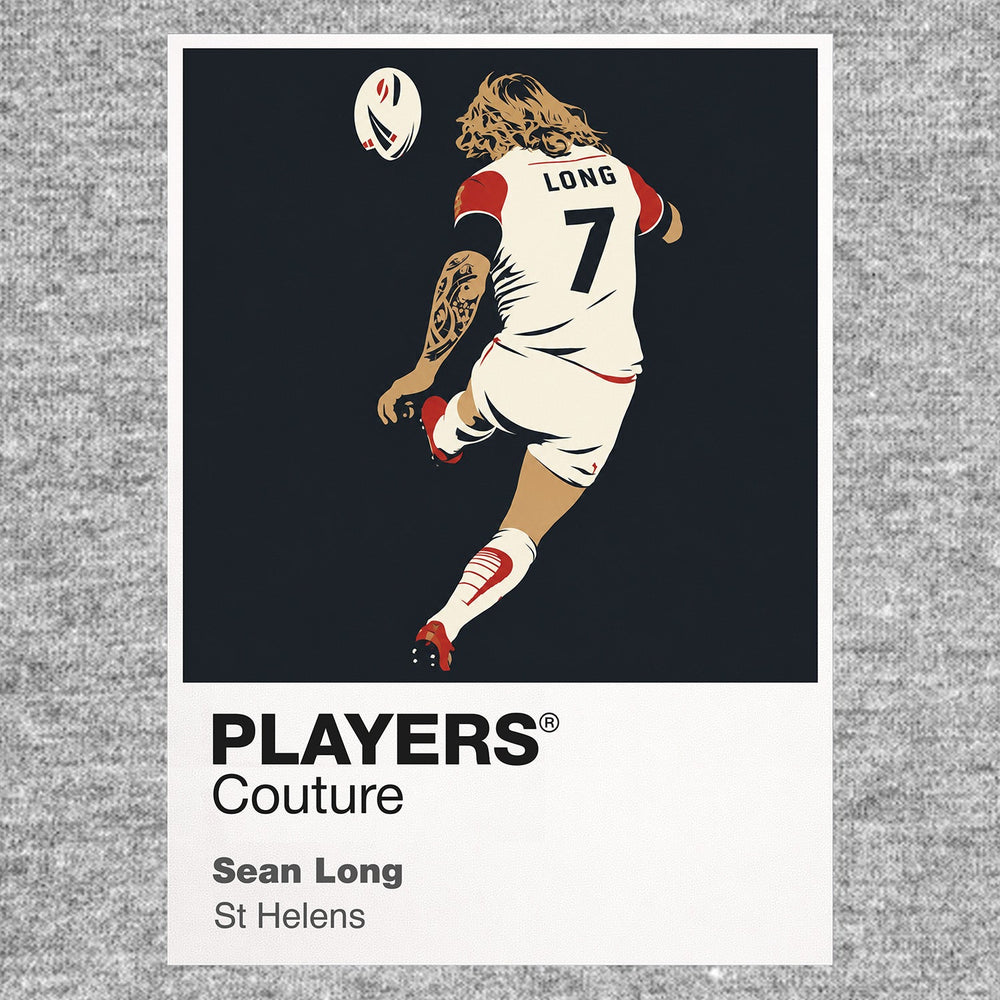 Sean Long St Helens rugby league hoodie grey